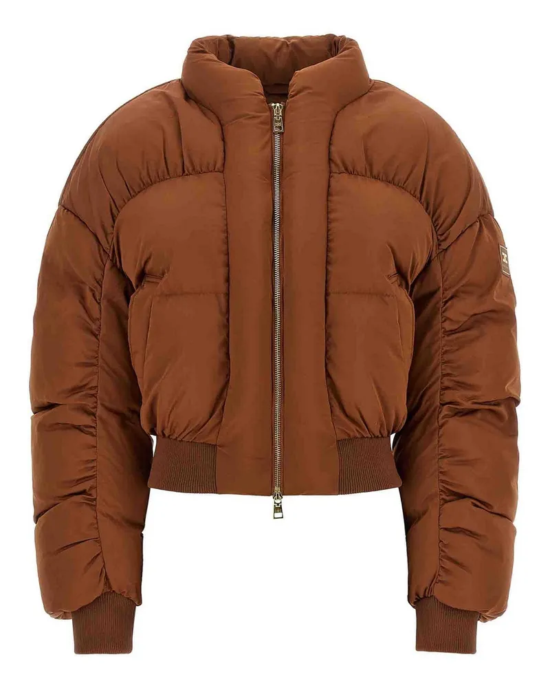 Elisabetta Franchi Daunenjacke - Braun Braun