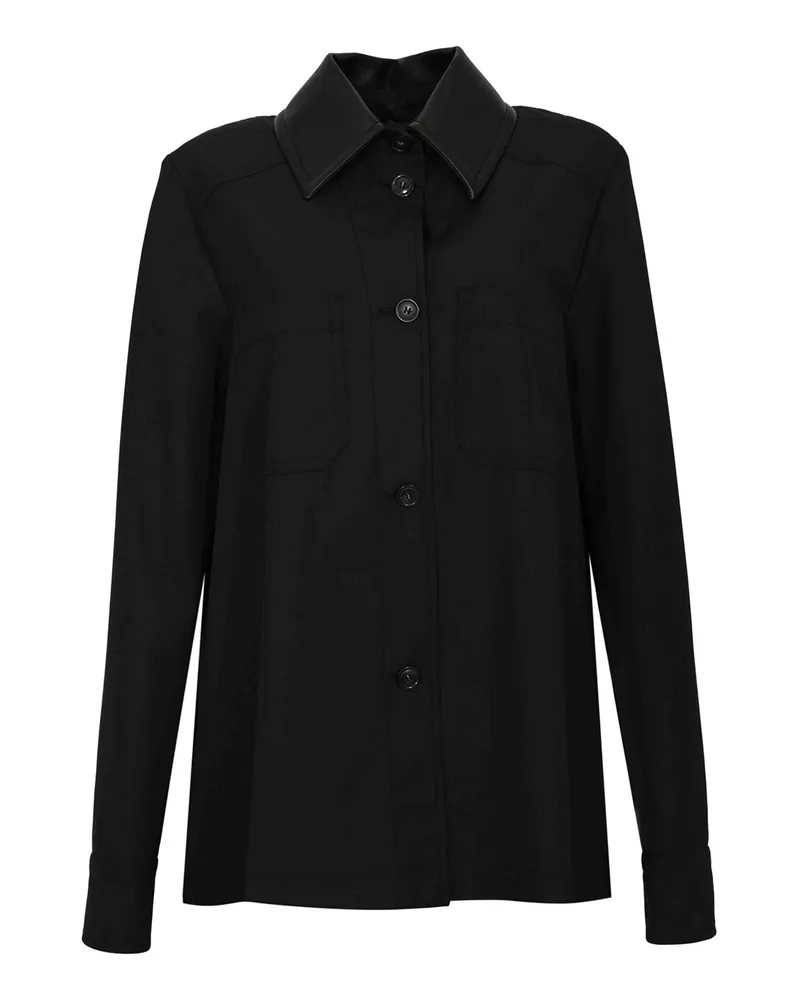 SPORTMAX Hemd - Schwarz Schwarz