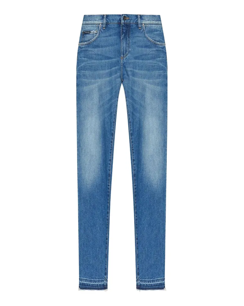 Dolce & Gabbana Straight Leg Jeans Dunkles
