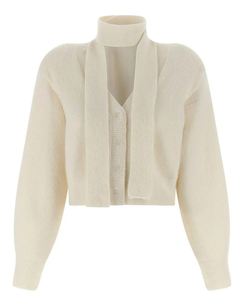 ROTATE Birger Christensen Cardigan - Weiß Weiß