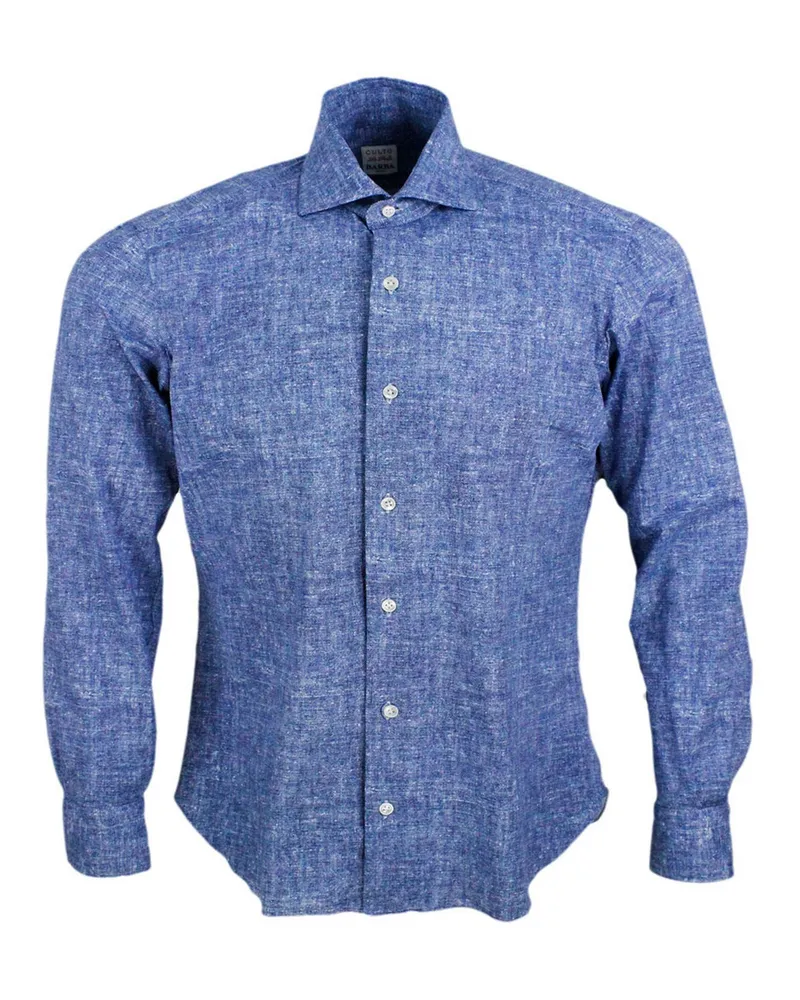 BARBA Hemd - Helles Jeansblau Helles