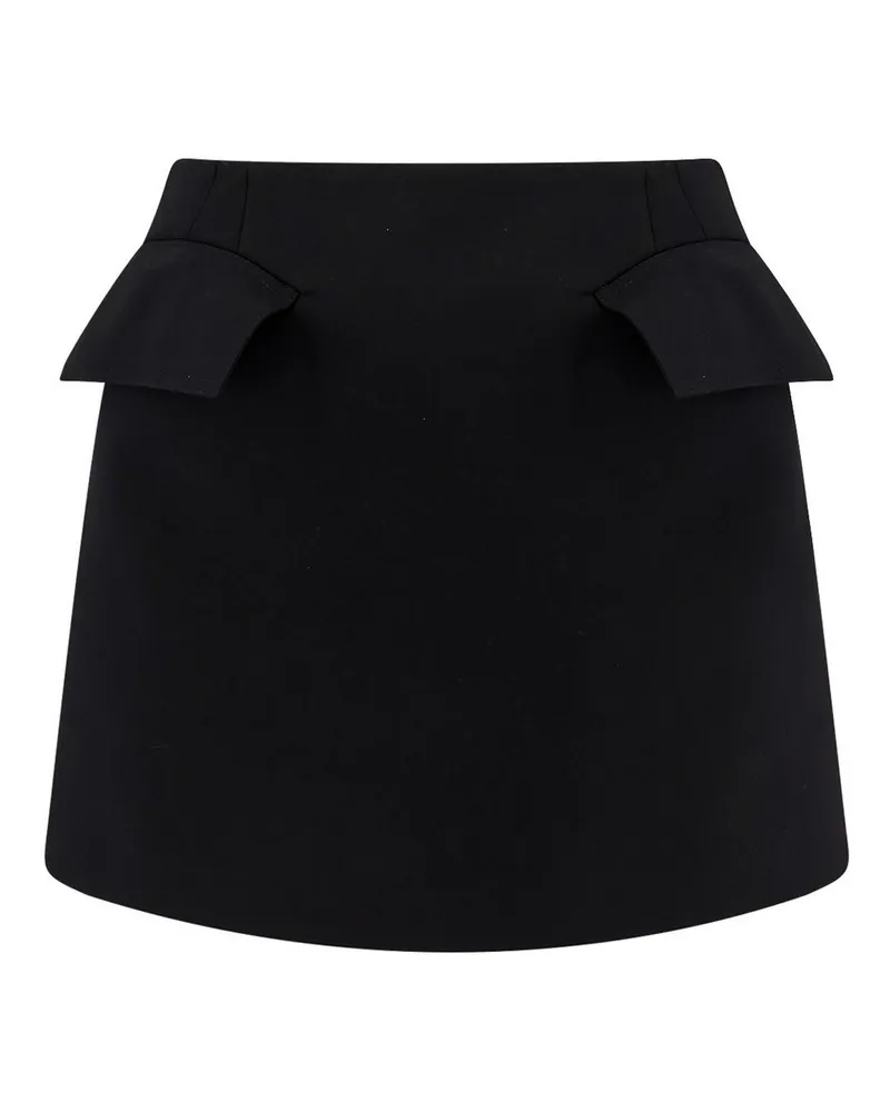 Alexander McQueen Minirock - Schwarz Schwarz