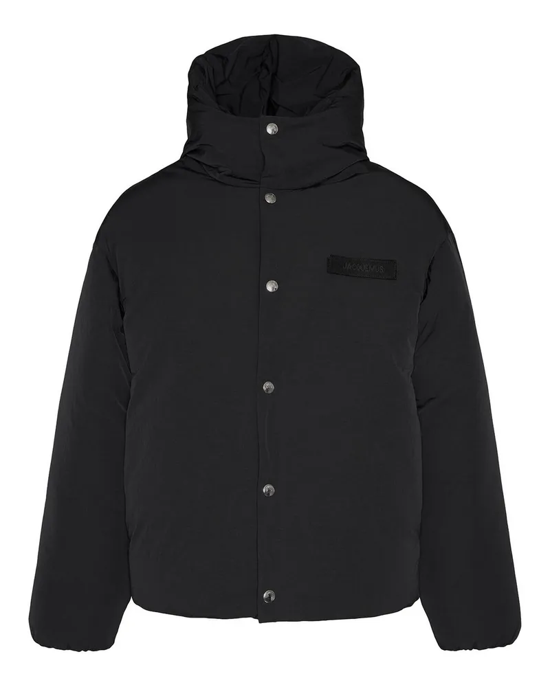 Jacquemus Kurzer Mantel - Schwarz Schwarz