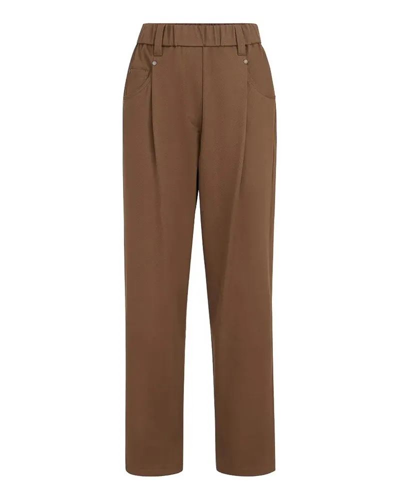 Brunello Cucinelli Rundhalspullover - Braun Braun