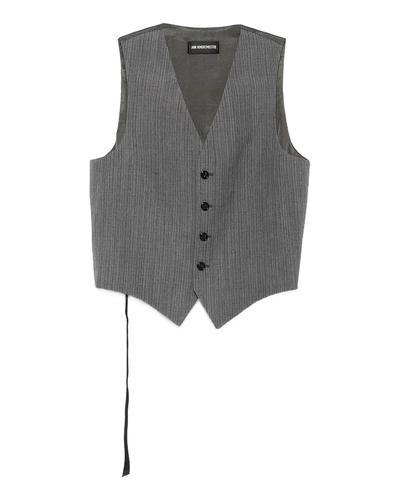 Ann Demeulemeester Weste - Grau Grau
