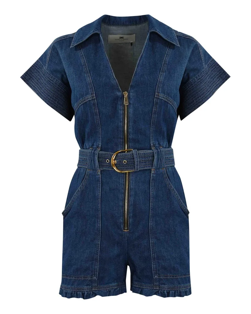 Elisabetta Franchi Jumpsuit - Jeansblau Jeansblau