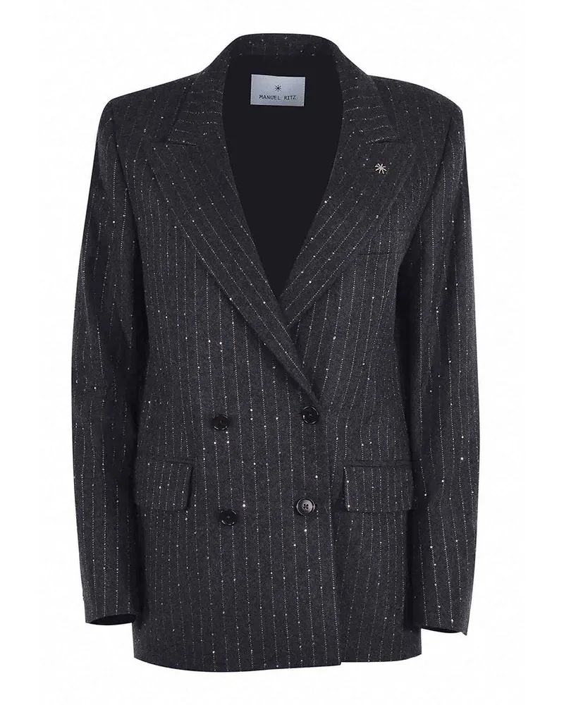 Manuel Ritz Casualjacke - Grau Grau