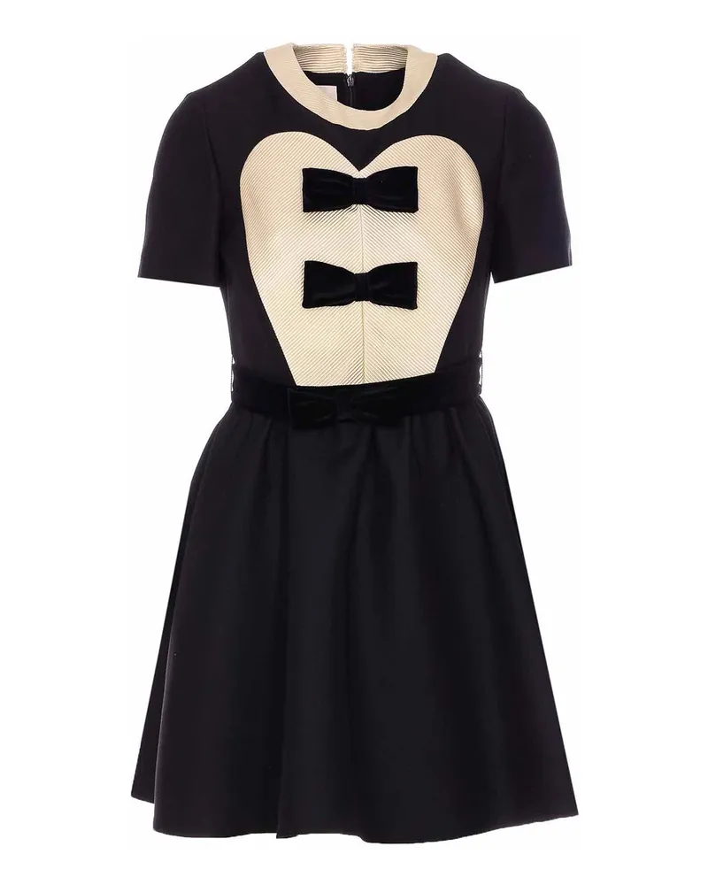 Valentino Garavani Kurzes Kleid - Schwarz Schwarz