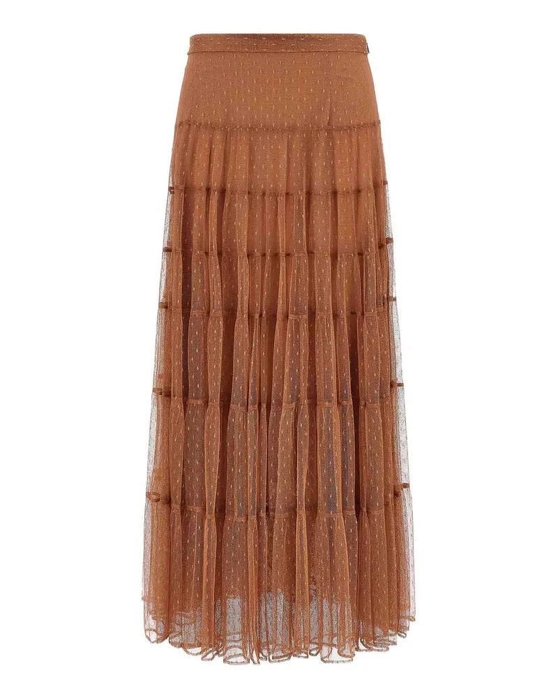 Twin-Set Midirock - Braun Braun