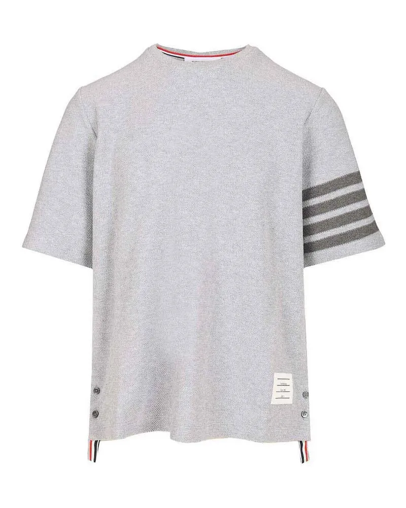 Thom Browne T-Shirt - Grau Grau