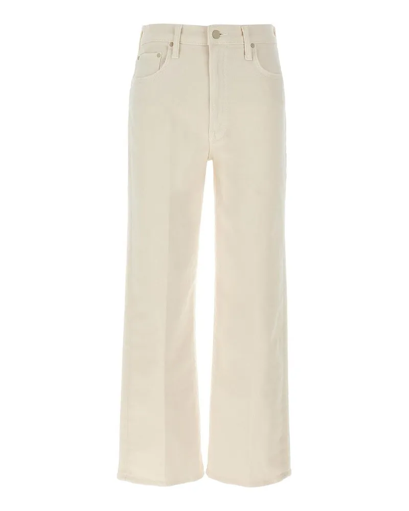 Mother Bootcut Jeans - Weiß Weiß