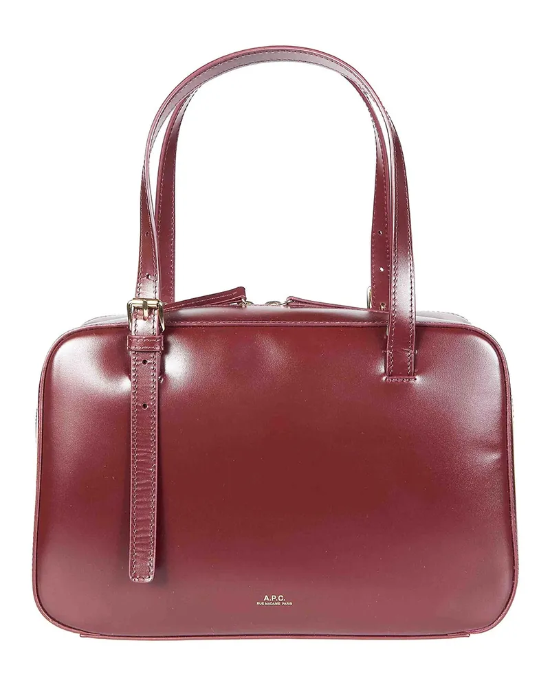 A.P.C. A. P.C. Schultertasche - Dunkelrot Dunkelrot