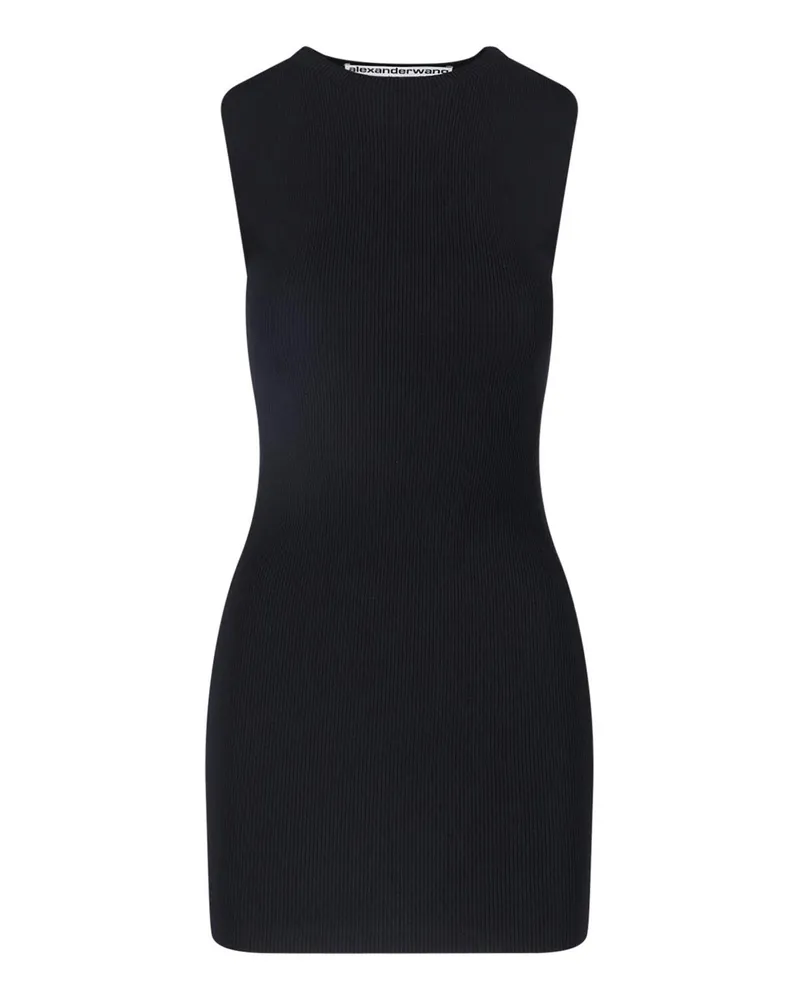 Alexander Wang Knielanges Kleid - Schwarz Schwarz