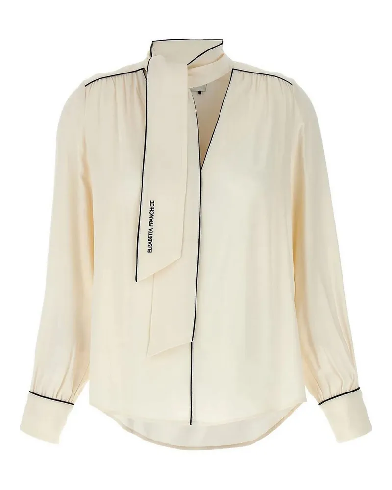 Elisabetta Franchi Hemd - Weiß Weiß