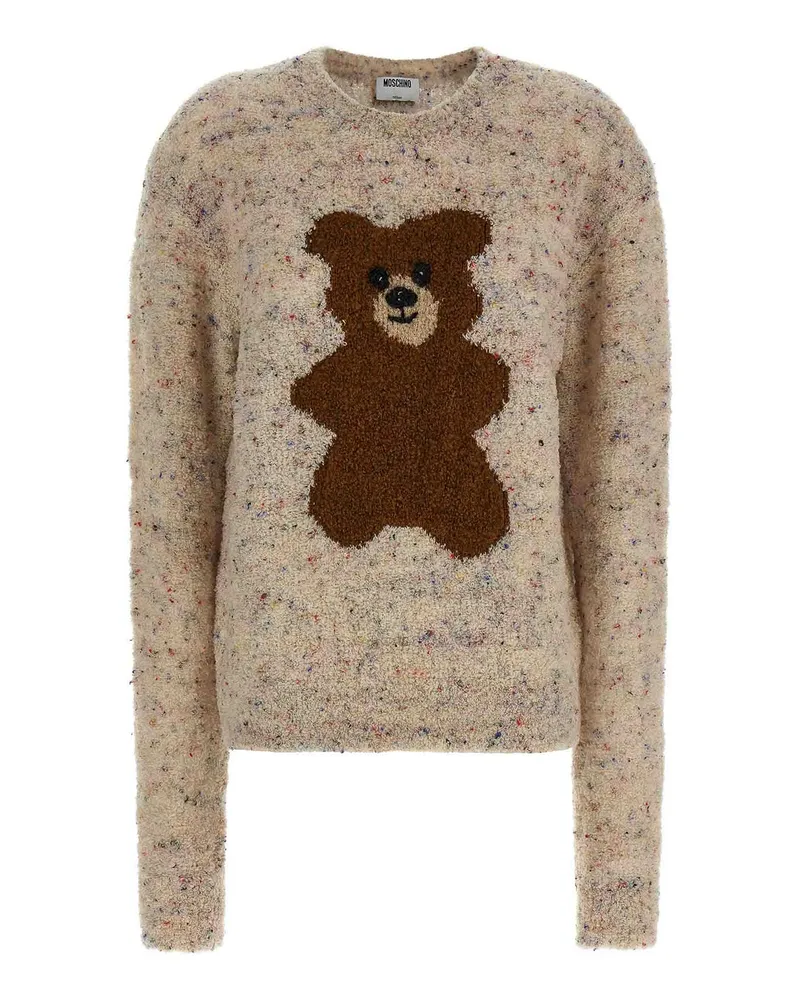 Moschino Rundhalspullover - Bunt Bunt