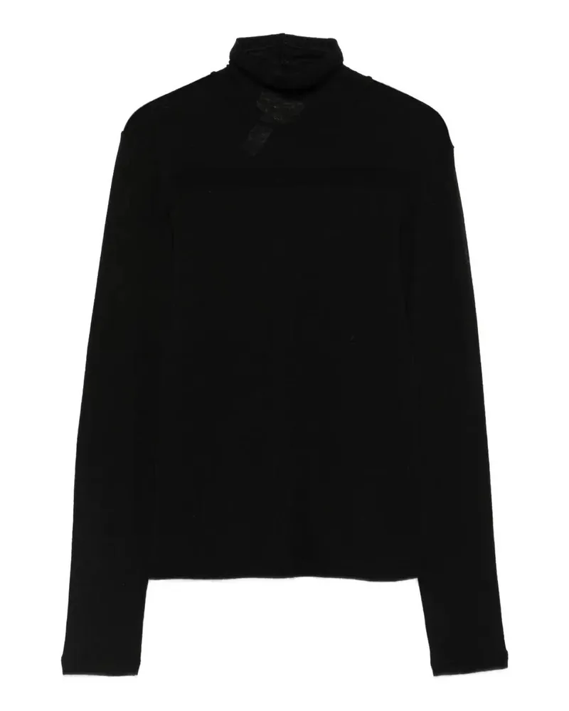 forte_forte Rollkragenpullover - Schwarz Schwarz