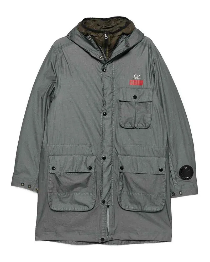 C.P. Company C. P. Company Langer Mantel - Hellgrau Hellgrau