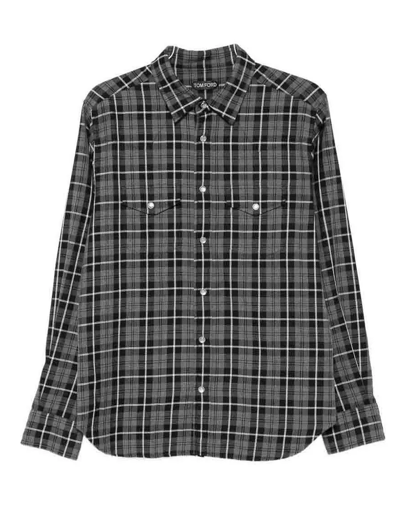 Tom Ford Hemd - Grau Grau