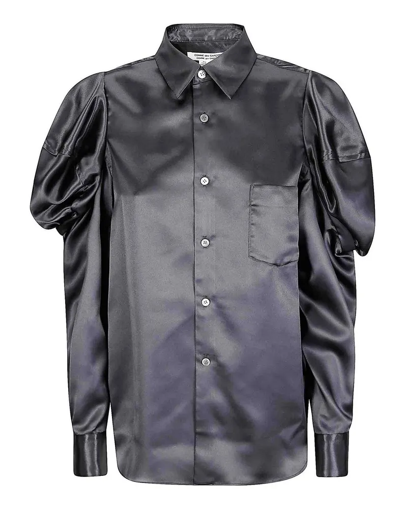 Comme des Garçons Bluse - Schwarz Schwarz