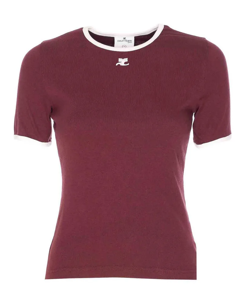 Courrèges T-Shirt - Rot Rot