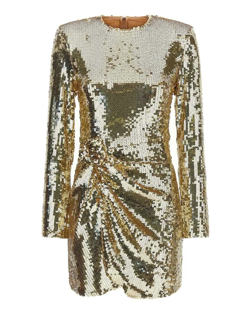 ROTATE Birger Christensen Kurzes Kleid - Gold Gold