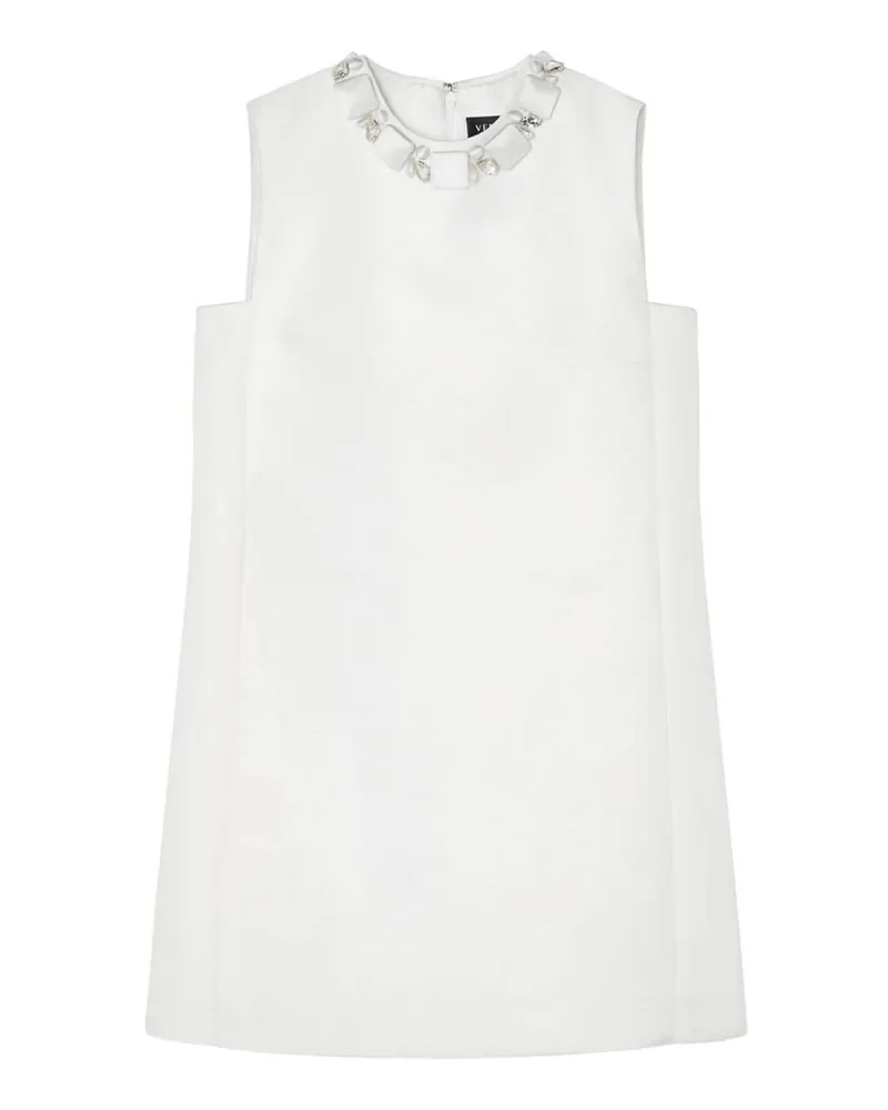 Versace Knielanges Kleid - Weiß Weiß