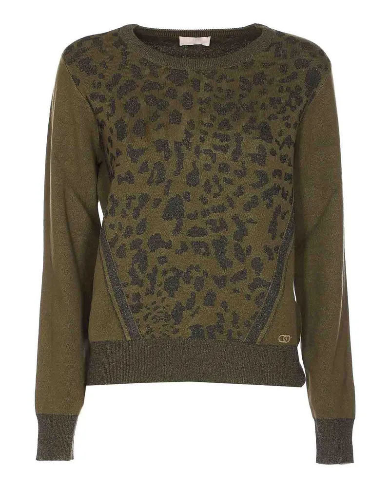 Liu Jo Rundhalspullover - Grün Grün