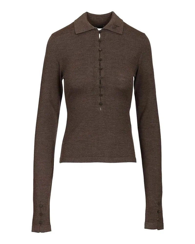 Jacquemus Poloshirt - Braun Braun