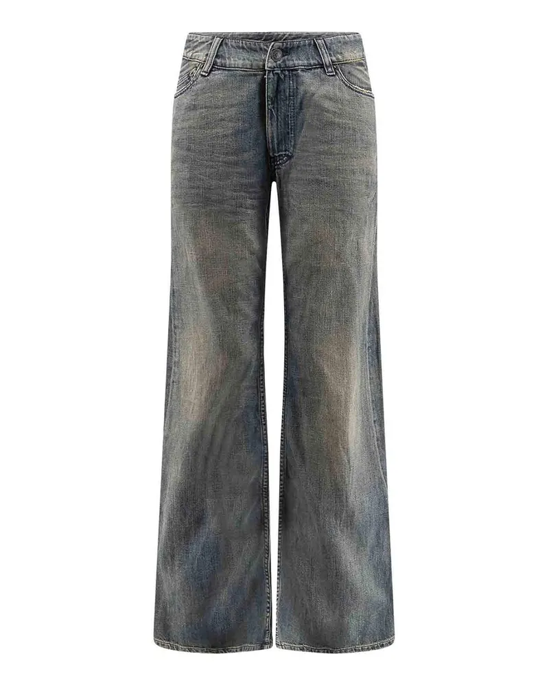 Balenciaga Straight Leg Jeans - Blau Blau