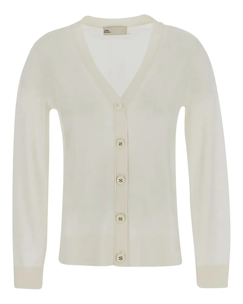 Tory Burch Cardigan - Weiß Weiß