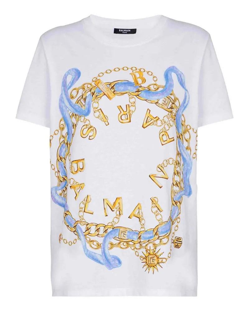 Balmain T-Shirt - Weiß Weiß