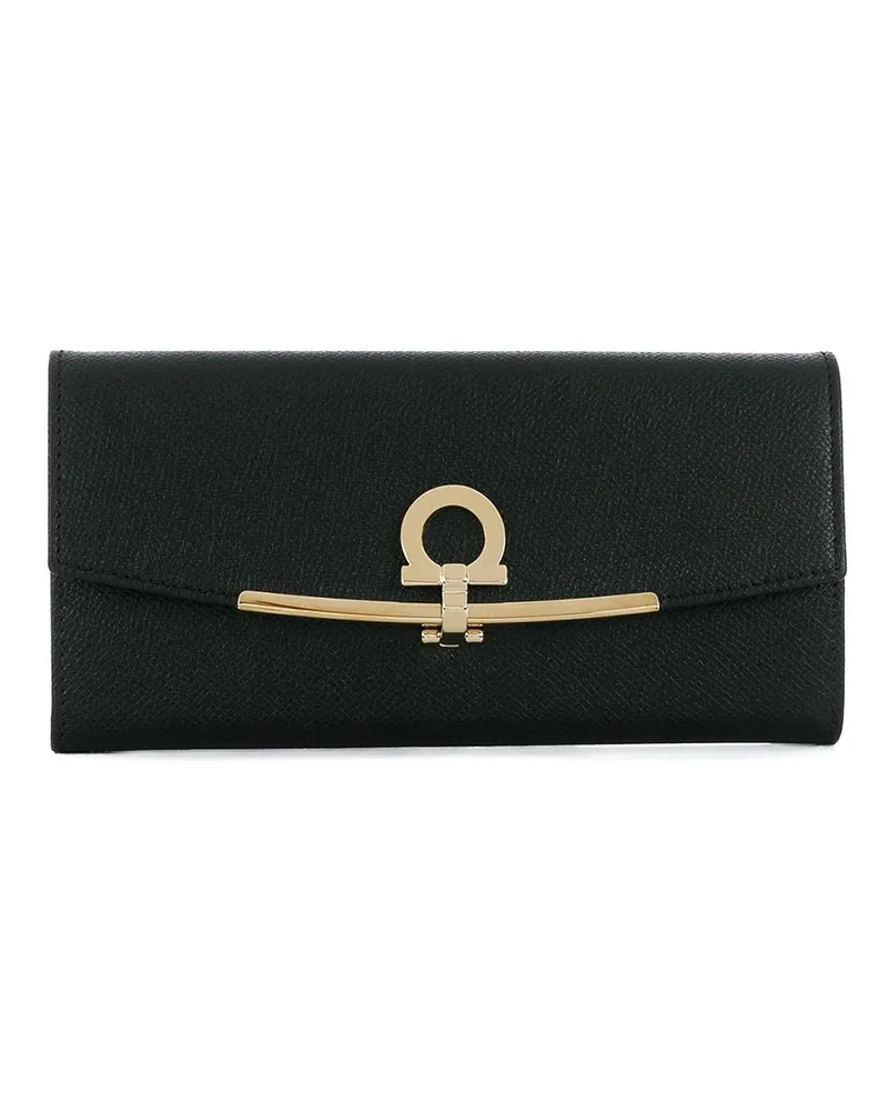 Ferragamo Portemonnaie - Schwarz Schwarz