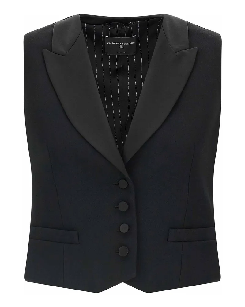 Ermanno Scervino Weste - Schwarz Schwarz