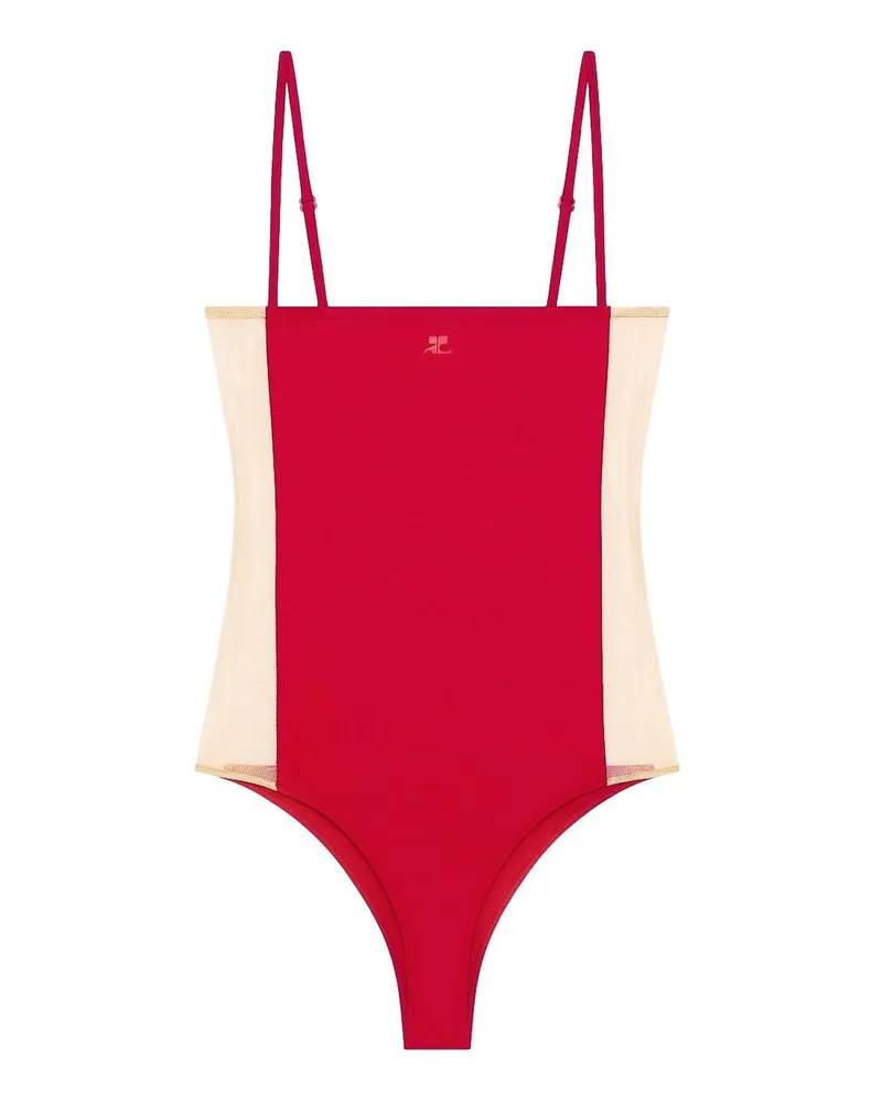 Courrèges Badeanzug - Rot Rot