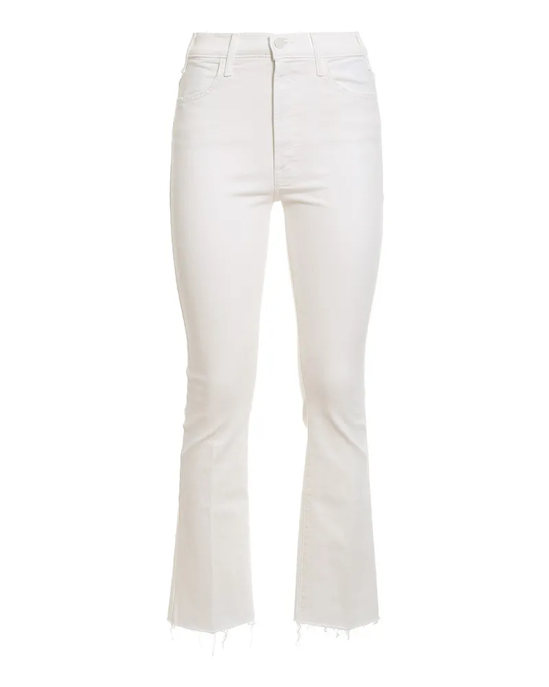 Mother Bootcut Jeans - Weiß Weiß