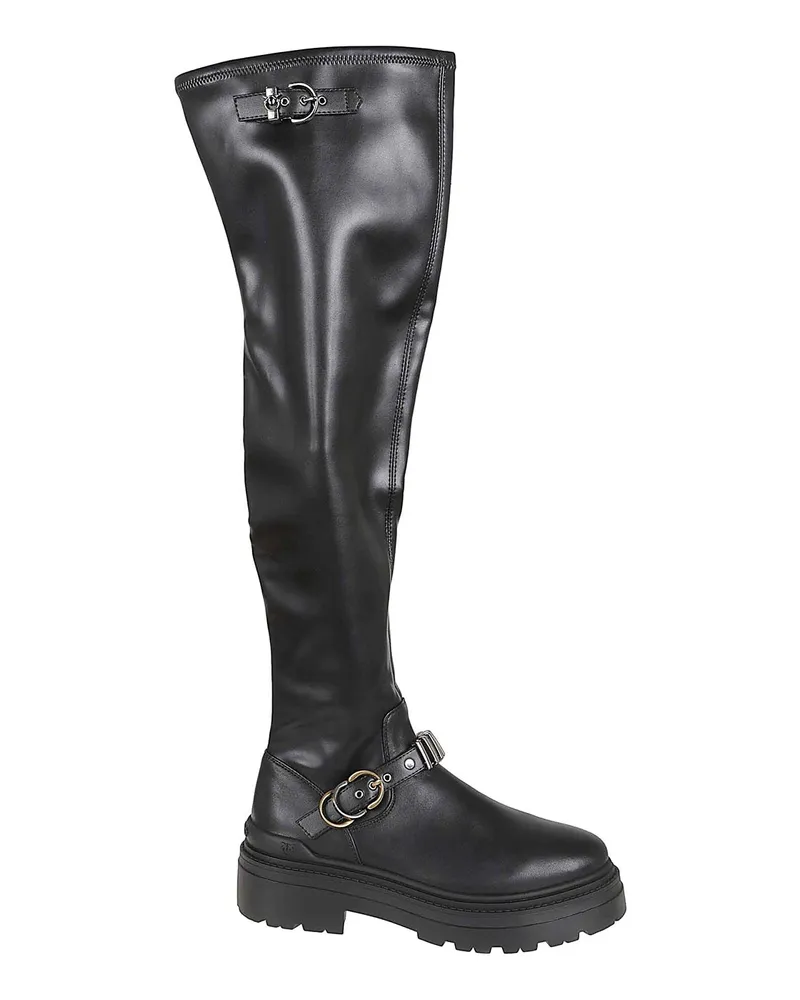 Pinko Stiefel - Schwarz Schwarz