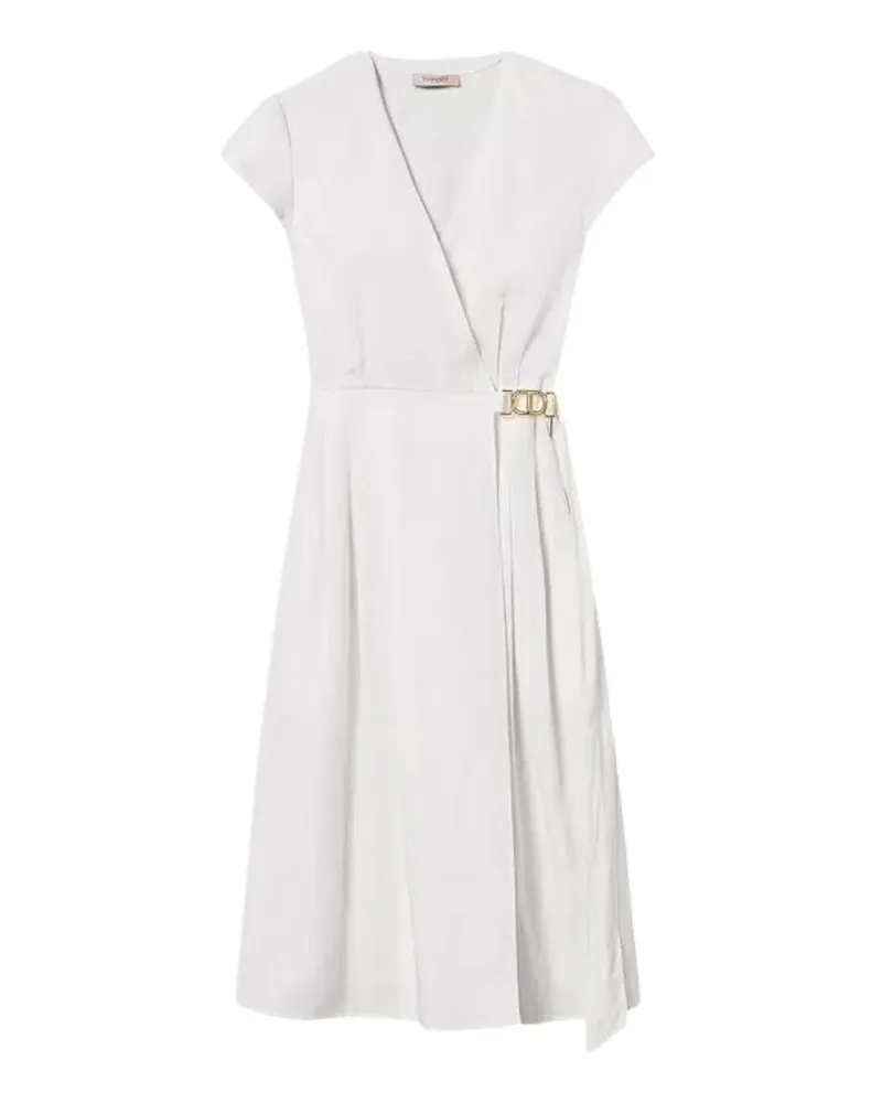 Twin-Set Maxikleid - Weiß Weiß