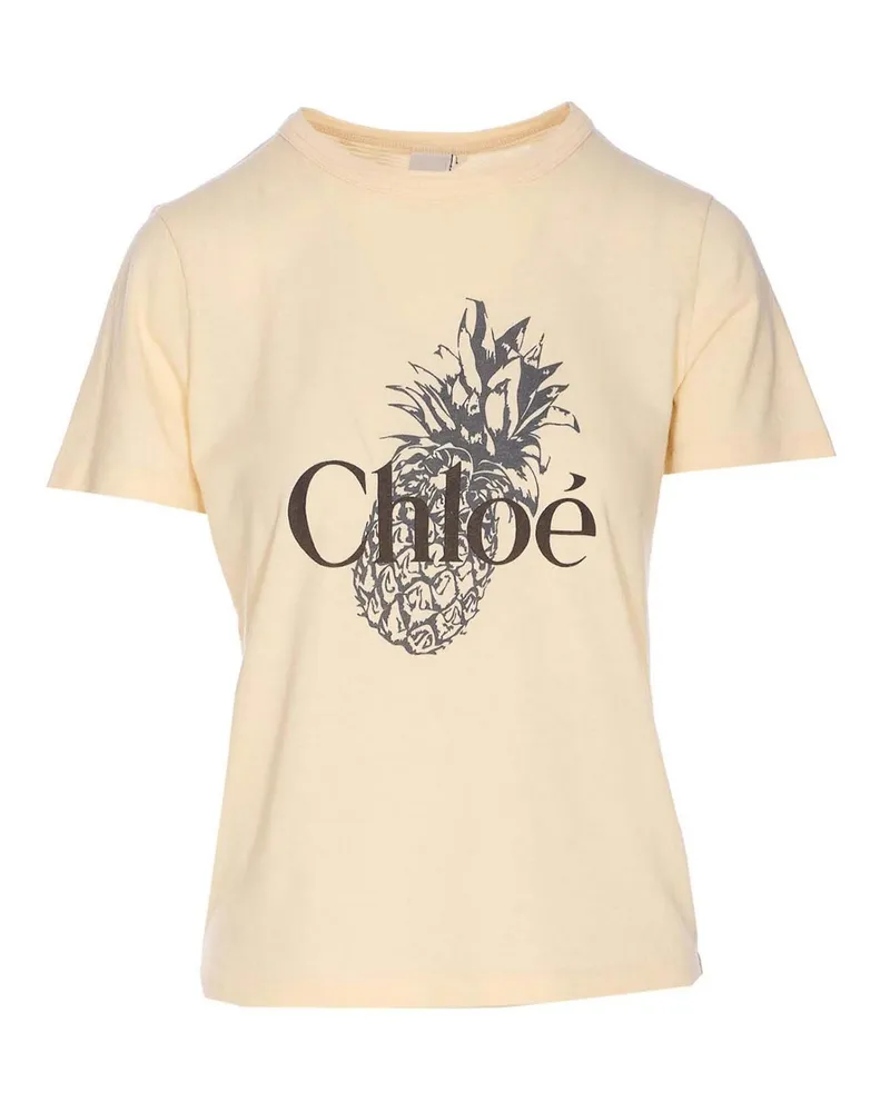 Chloé T-Shirt - Gelb Gelb