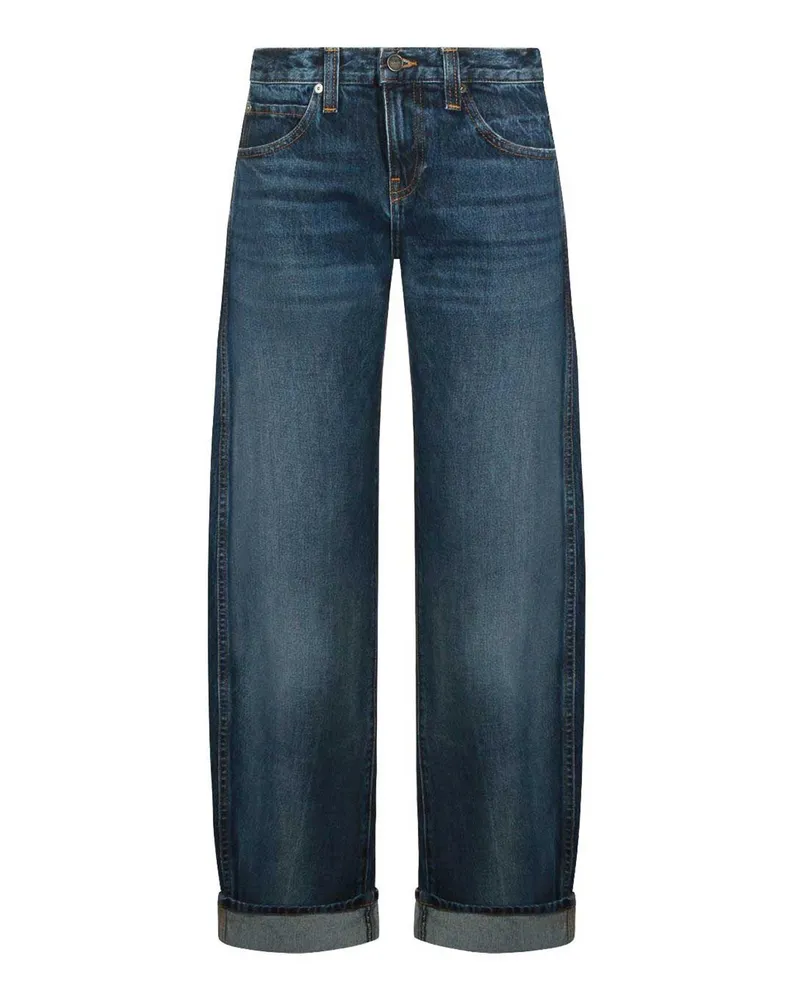 KHAITE Straight Leg Jeans - Blau Blau