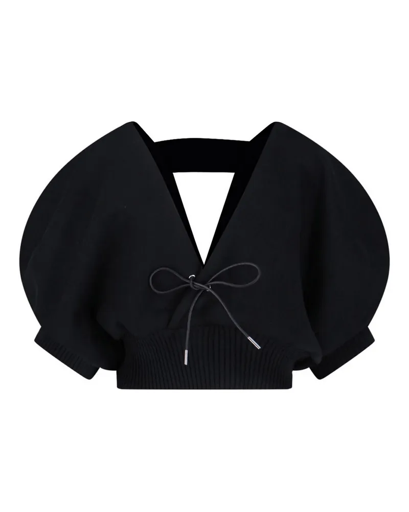 Sacai Cardigan - Schwarz Schwarz