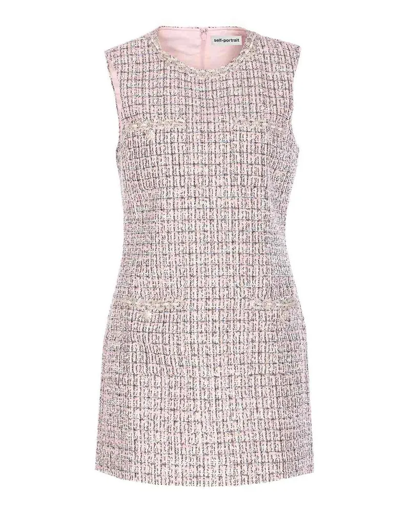 Self-Portrait Kurzes Kleid - Nude Nude