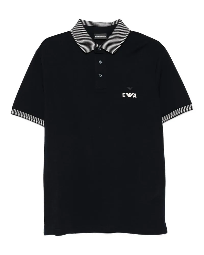 Emporio Armani Rundhalspullover - Blau Blau