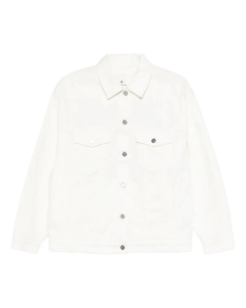 Anine Bing Knielanger Mantel - Weiß Weiß