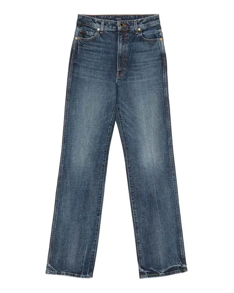 KHAITE Straight Leg Jeans - Jeansblau Jeansblau