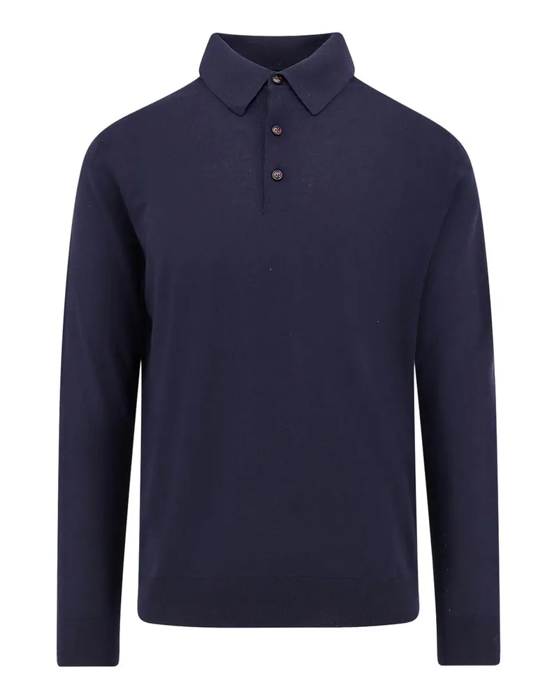Kiton Poloshirt - Blau Blau