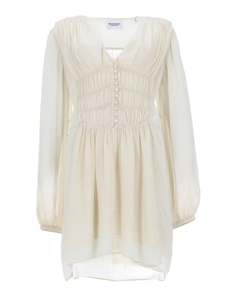 Étoile Isabel Marant Kurzes Kleid - Weiß Weiß