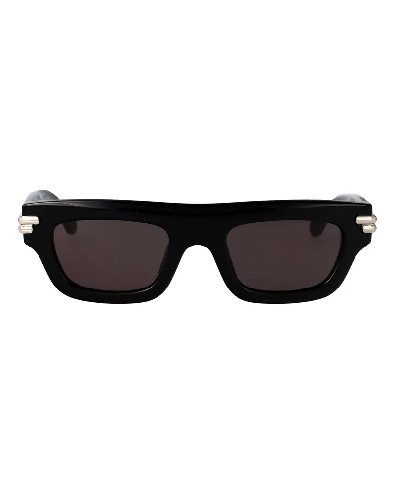 Bottega Veneta Sonnenbrille - Schwarz Schwarz