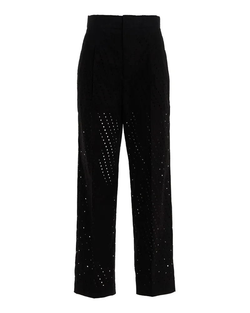 NUDE Casual Hose - Schwarz Schwarz