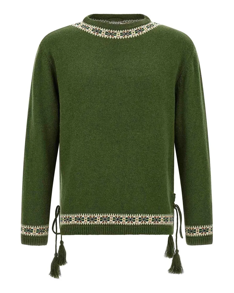 BODE Rundhalspullover - Grün Grün