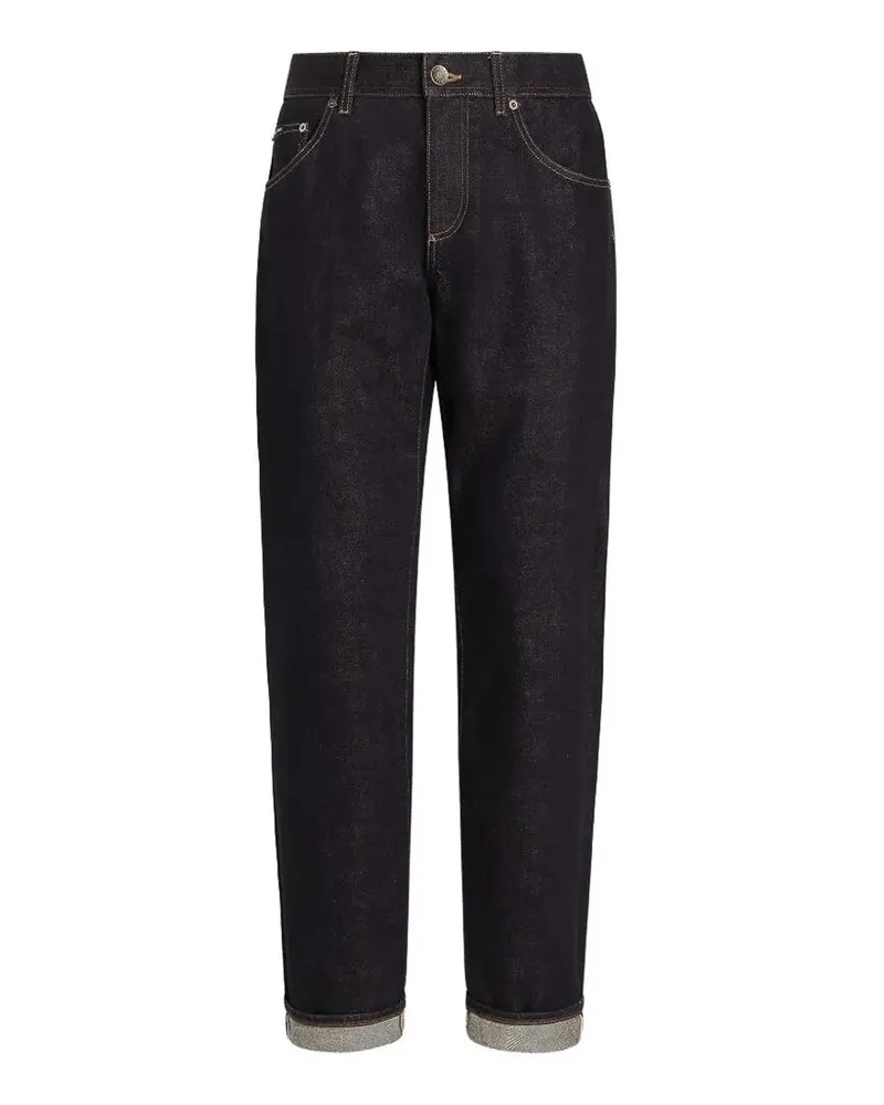 Dolce & Gabbana Straight Leg Jeans - Dunkelblau Dunkelblau